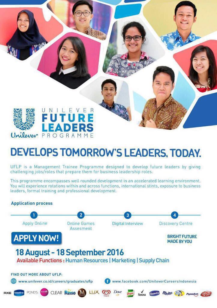 Unilever Future Leader | Program Sarjana - Departemen Teknik Elektro ...